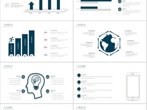 简约几何，创意融资 商业计划书PPT模板与设计素材全攻略